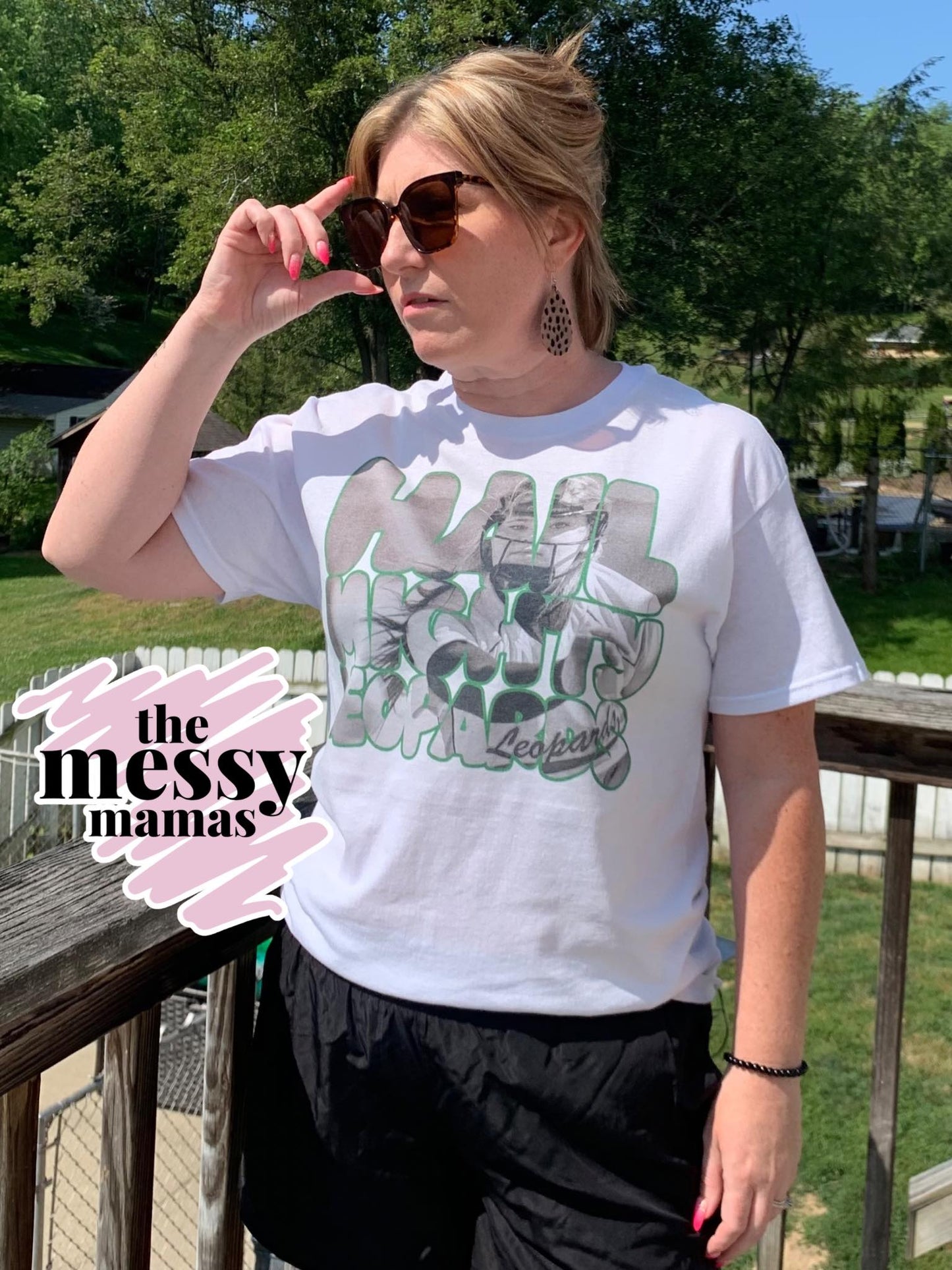 Hail Mighty Leopards Customized Tee
