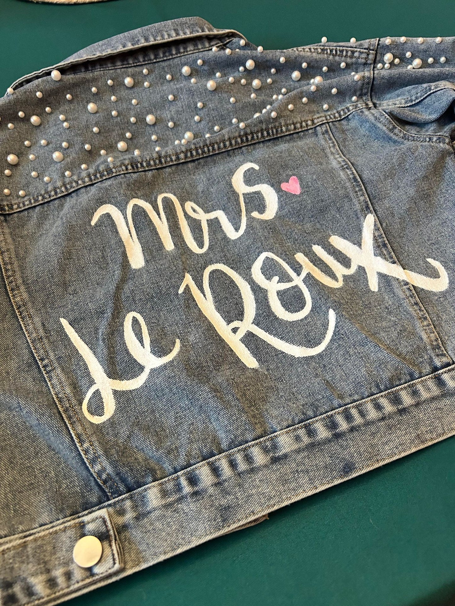 Custom Hand Painted Denim Jacket