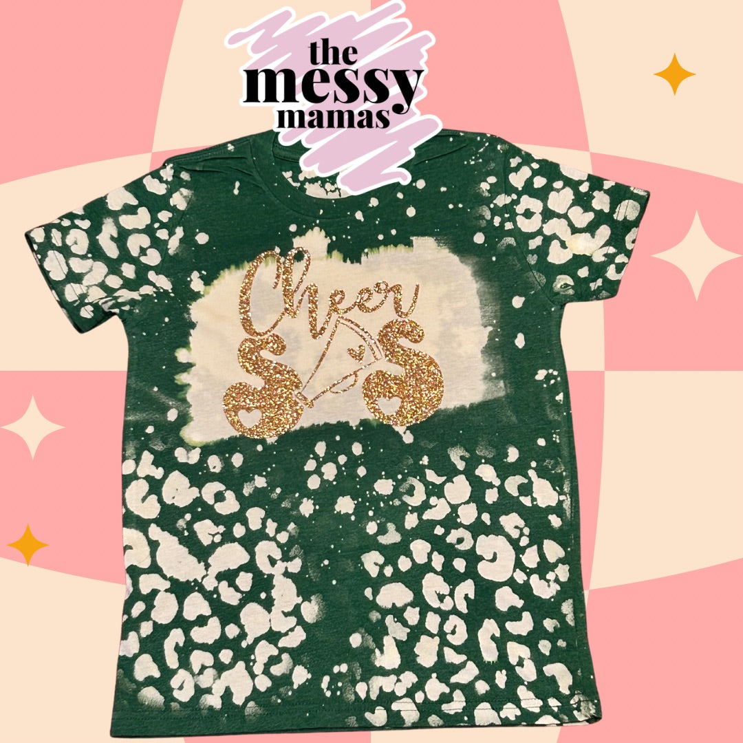 The Sports Fan Bleached Leopard Spirit Tee