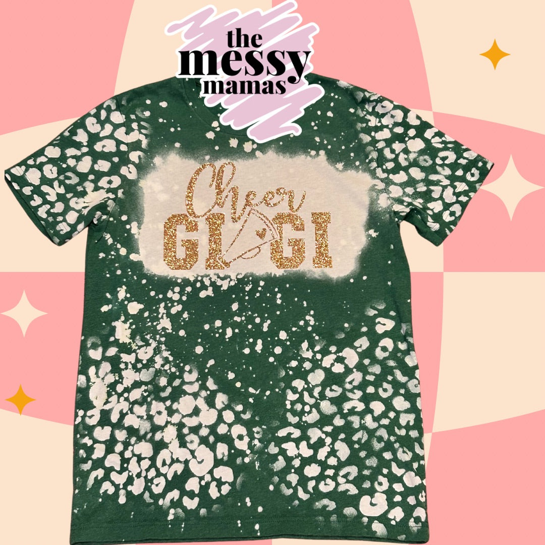 The Sports Fan Bleached Leopard Spirit Tee