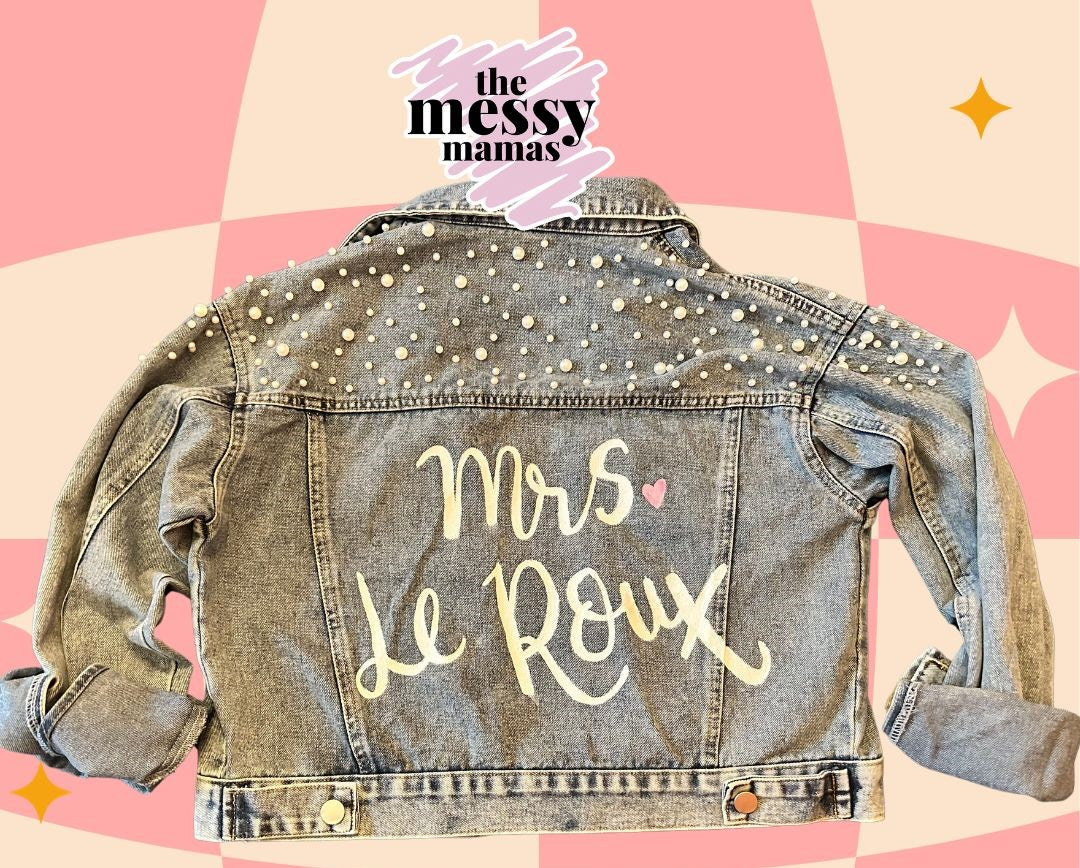 Custom Hand Painted Denim Jacket