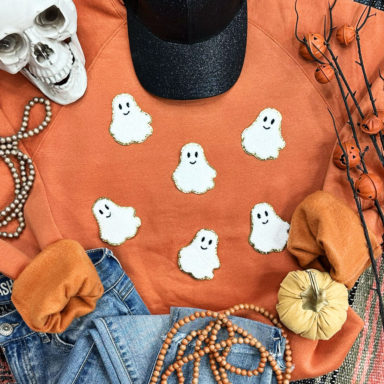 Ghost Chenille Patch Sweatshirt