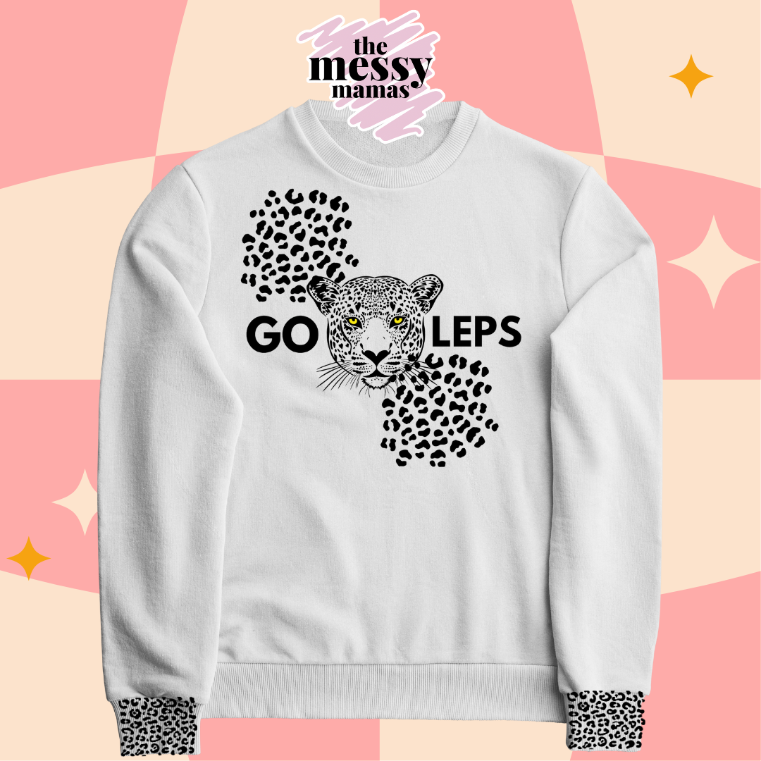 Leopard's WHITE OUT Sweatshirt