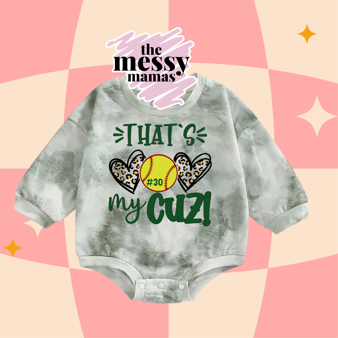 That's My Cuz Romper Sweatshirt