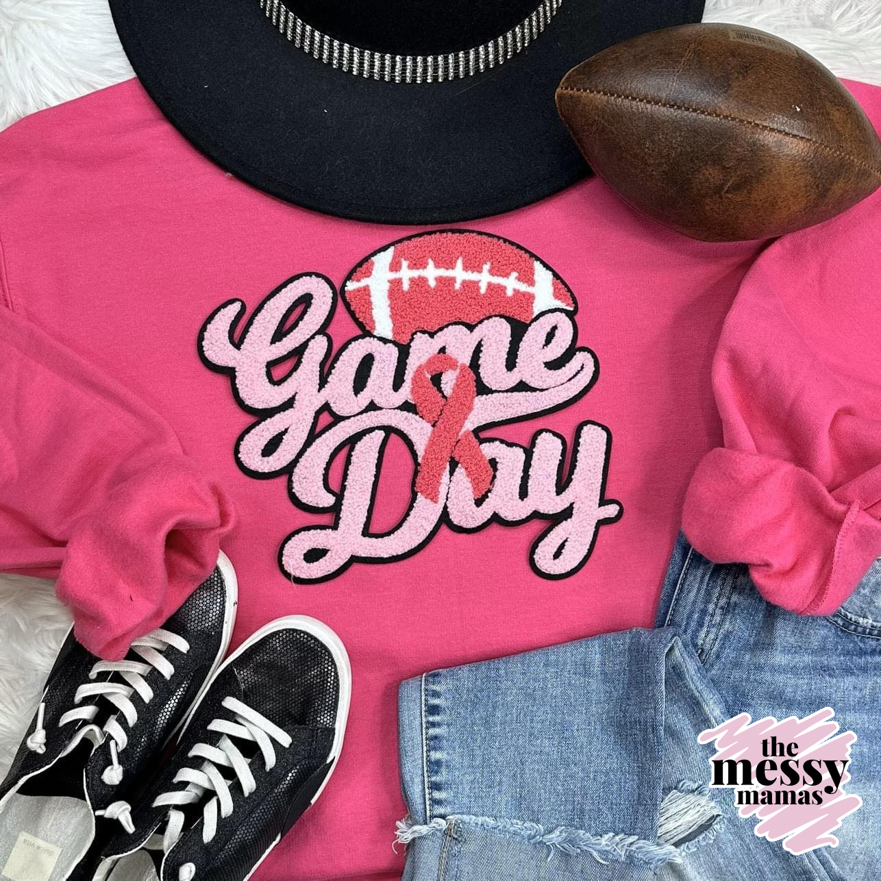 PINK OUT Gameday Football Sweatshirt