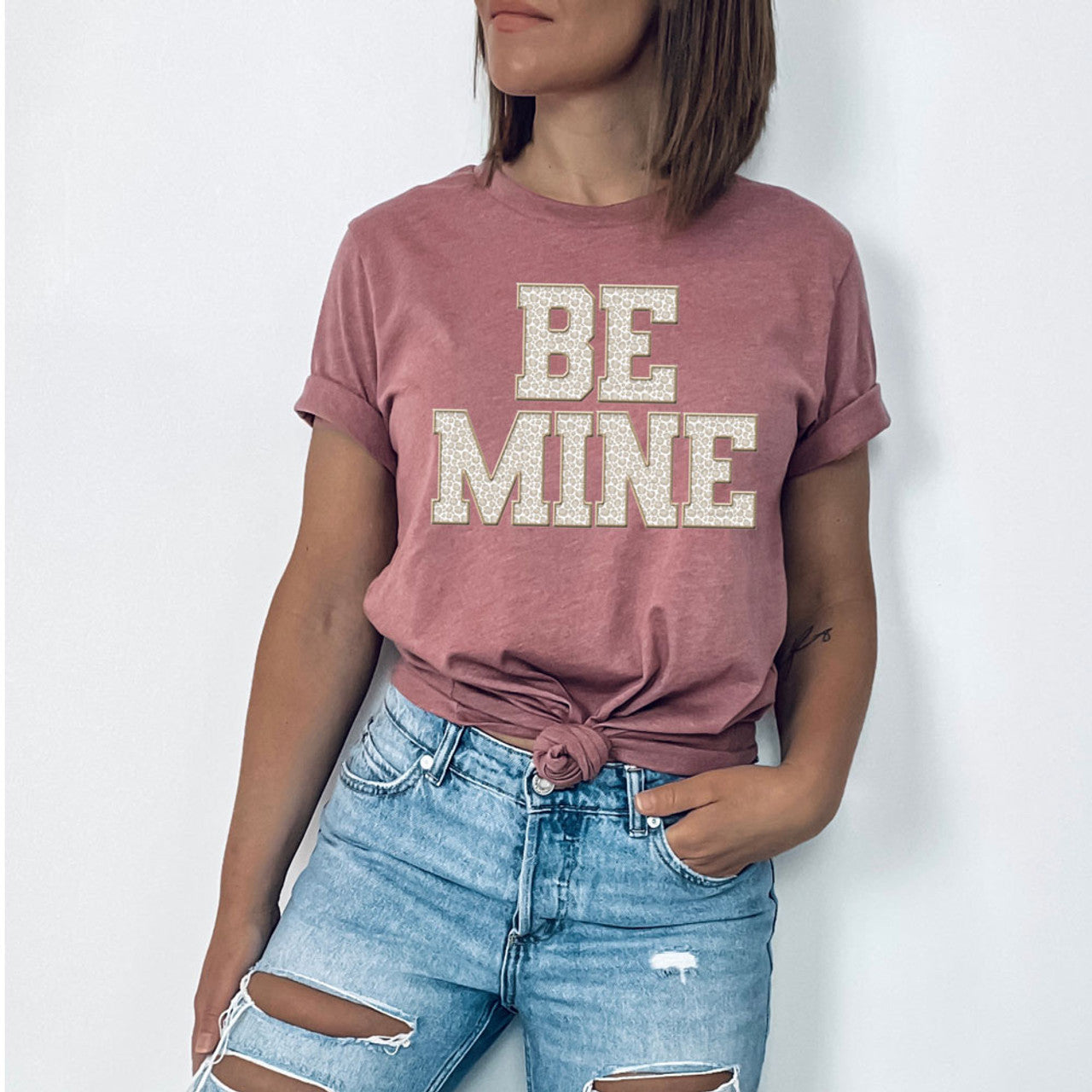 Be Mine Leopard Tee