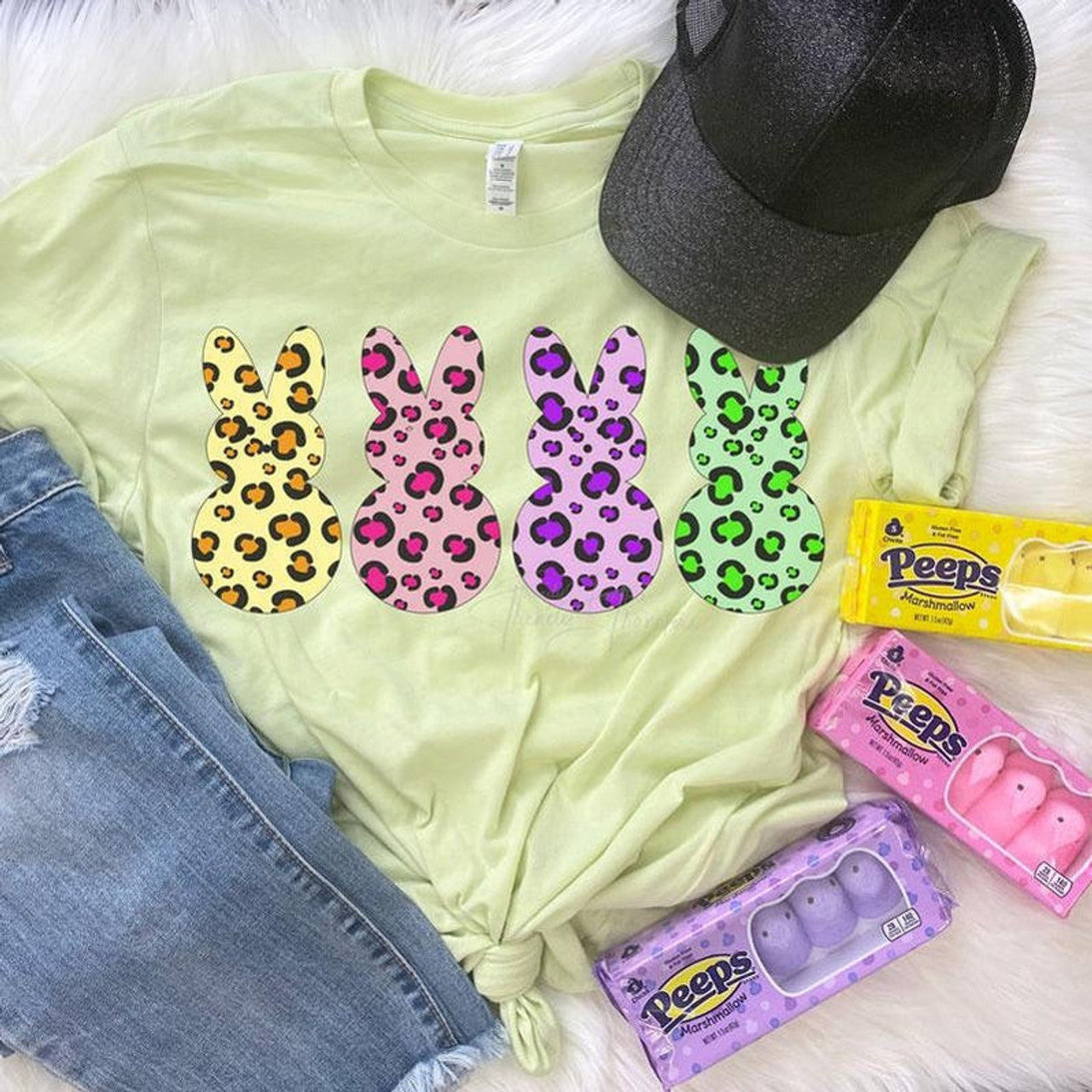 Leopard Peep Tee