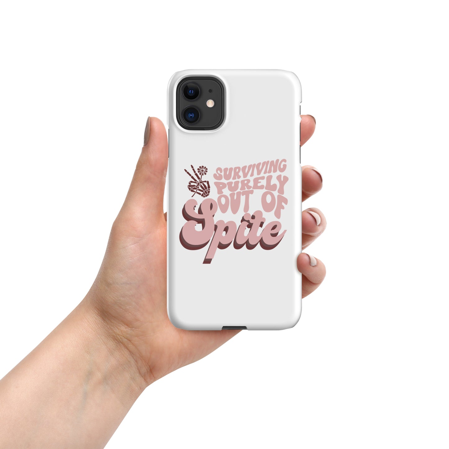 Surviving Purely Out Of Spite Snap iPhone® Case
