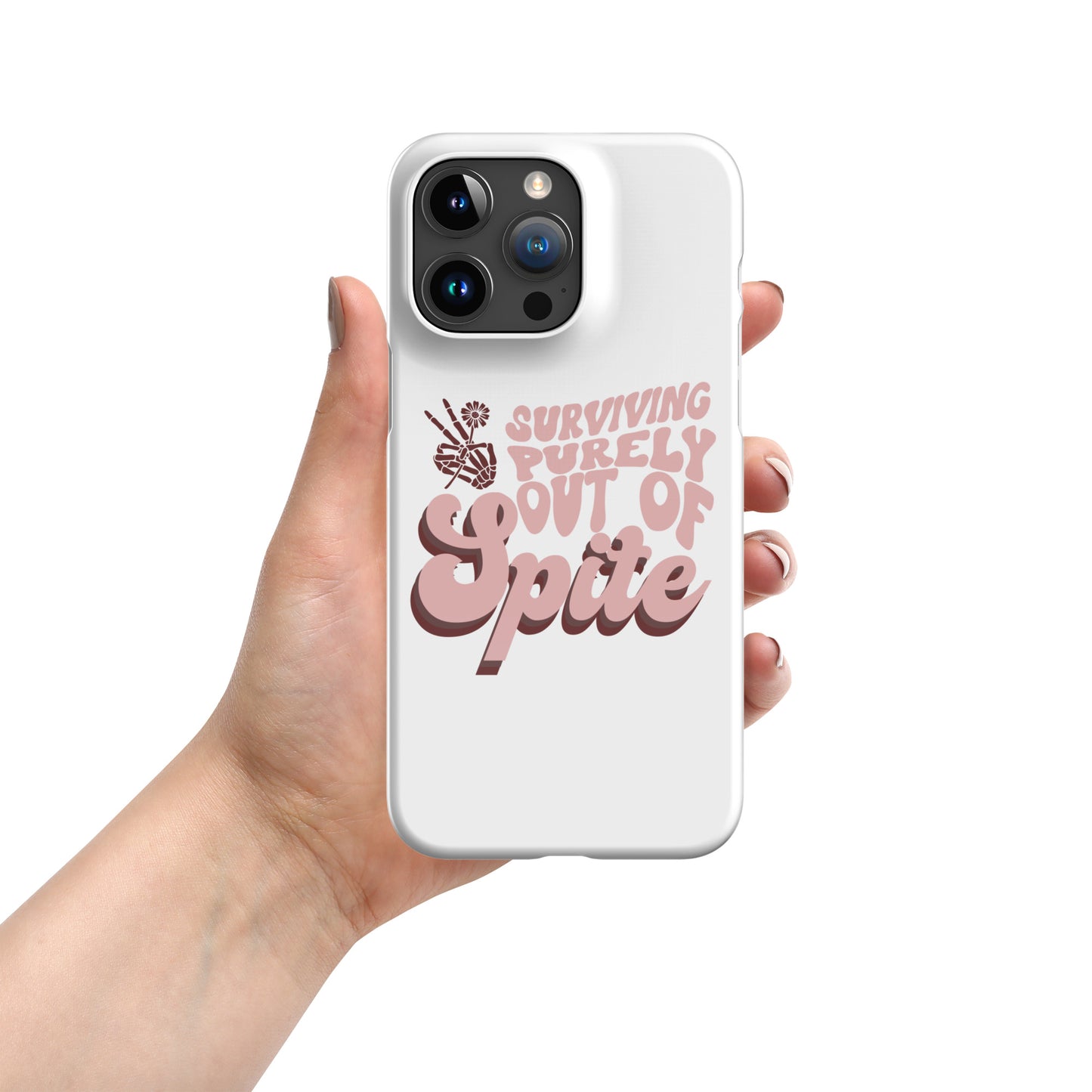 Surviving Purely Out Of Spite Snap iPhone® Case
