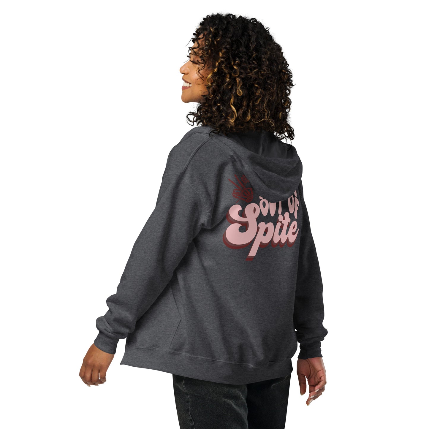 Surviving Purely Out Of Spite Zip Up Hoodie