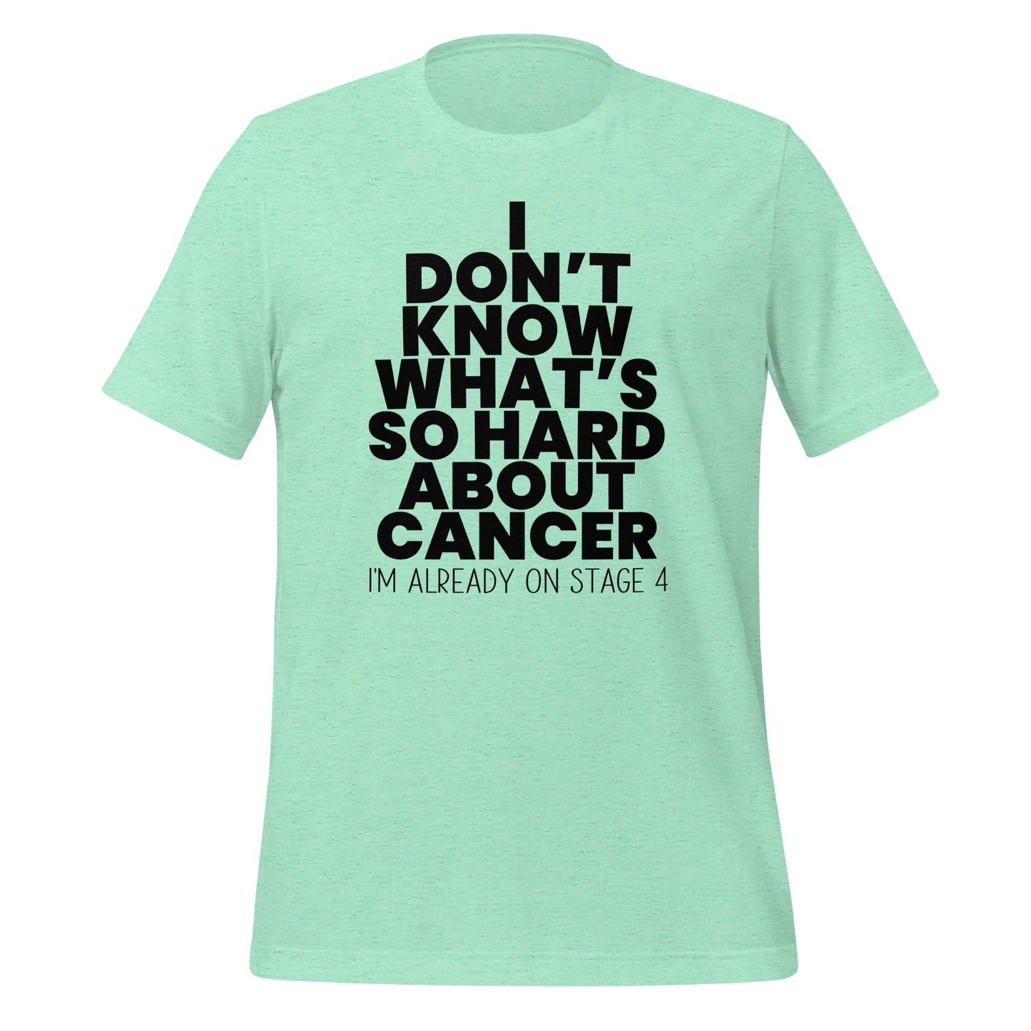 What's So Hard About Cancer {Black} Tee