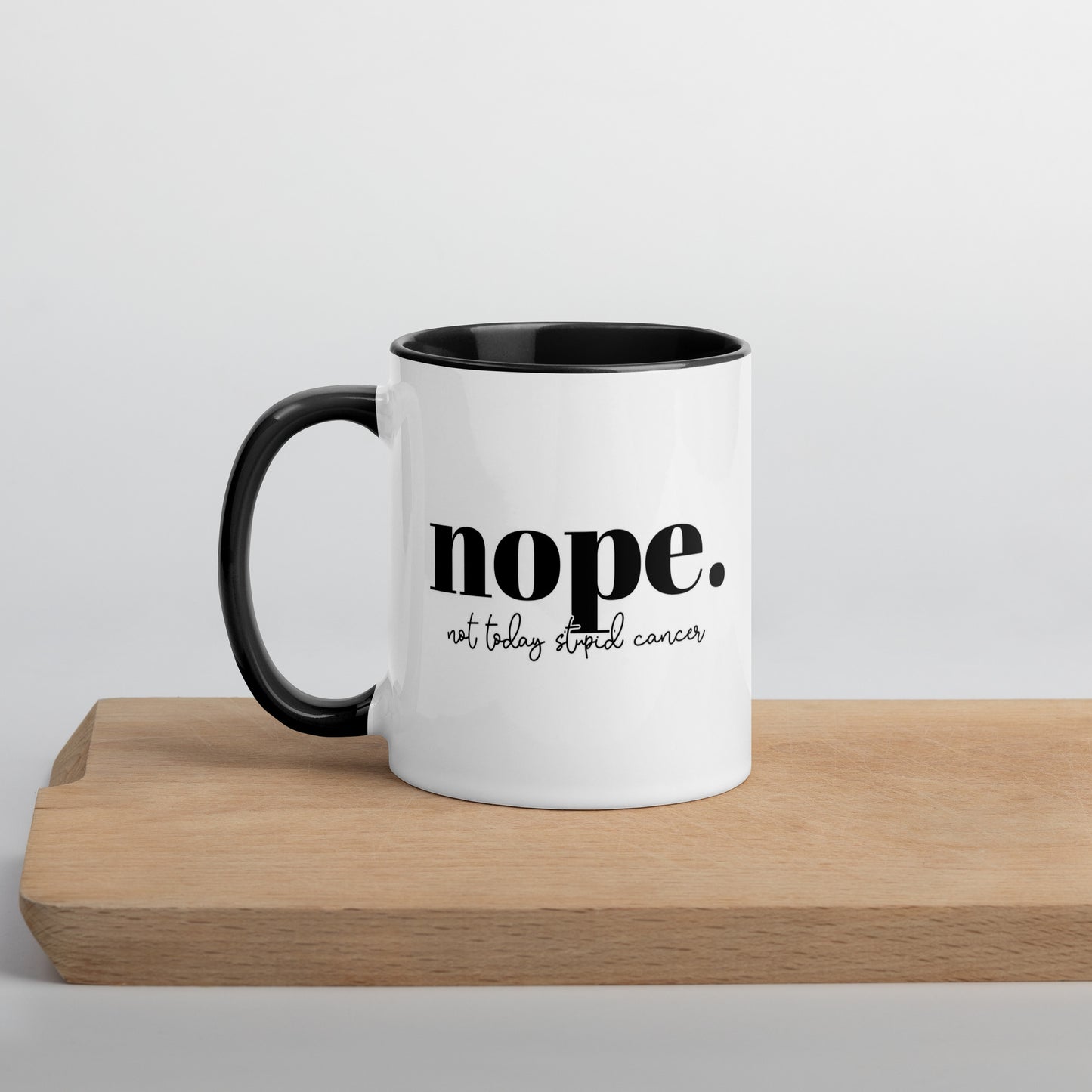 Not Today Cancer Colored Mug