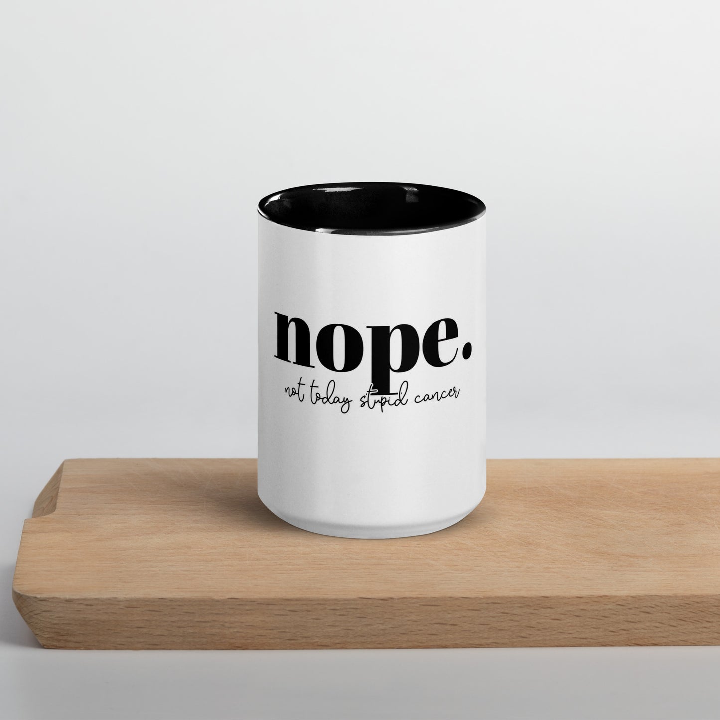 Not Today Cancer Colored Mug