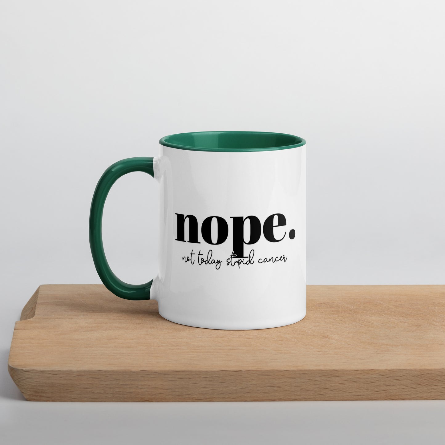 Not Today Cancer Colored Mug