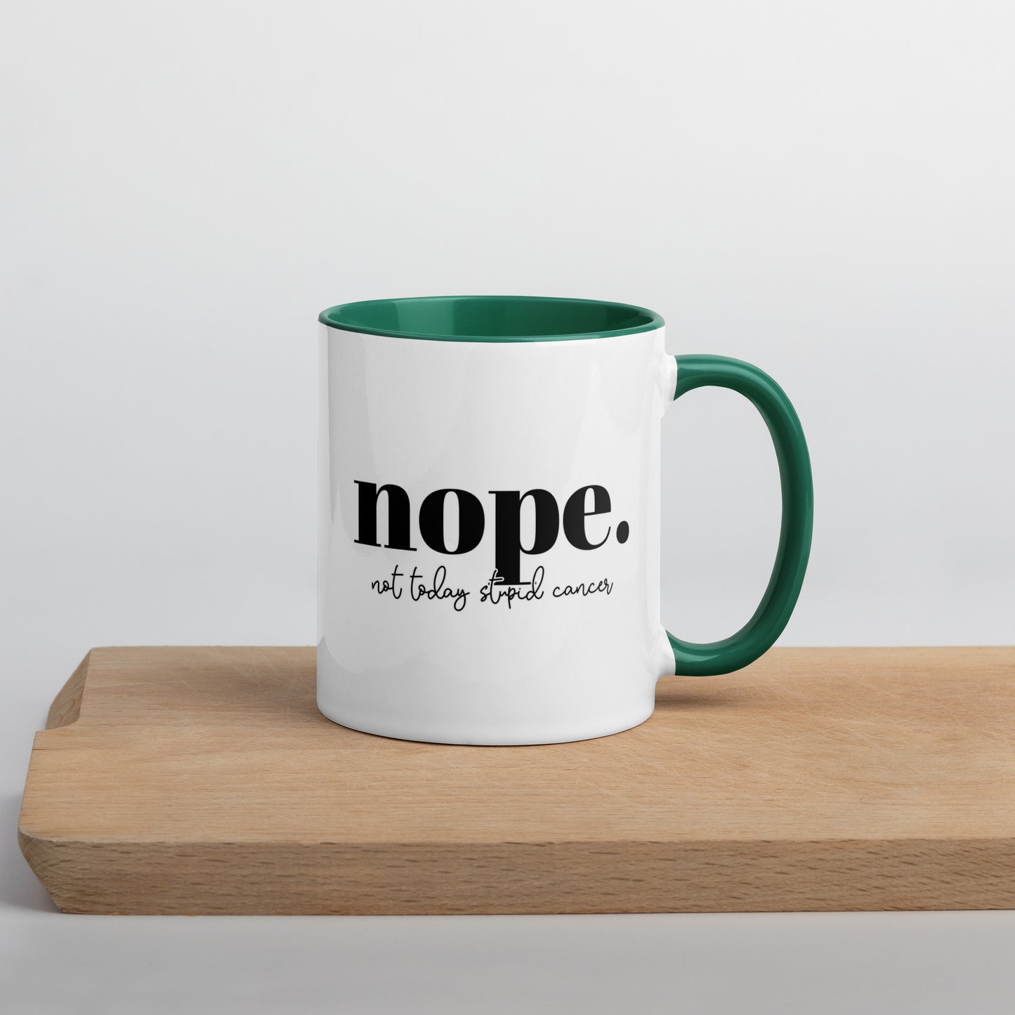 Not Today Cancer Colored Mug