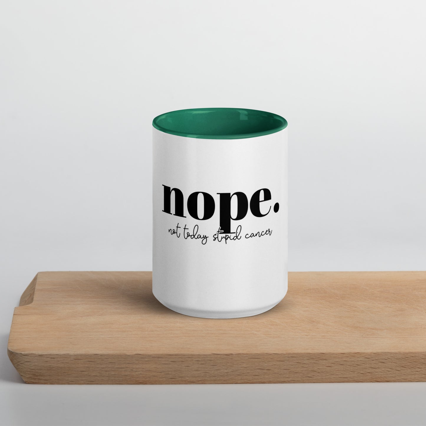 Not Today Cancer Colored Mug