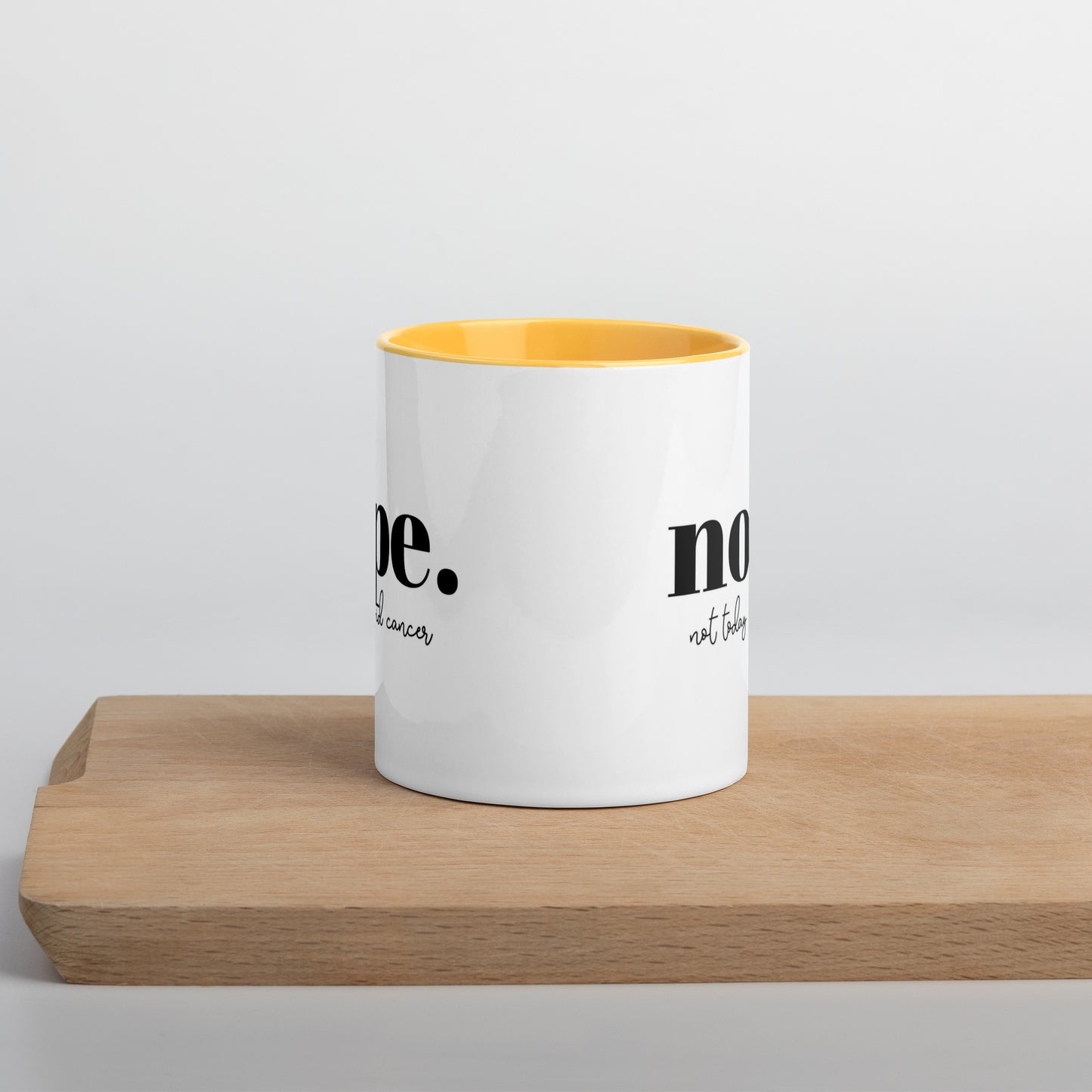Not Today Cancer Colored Mug