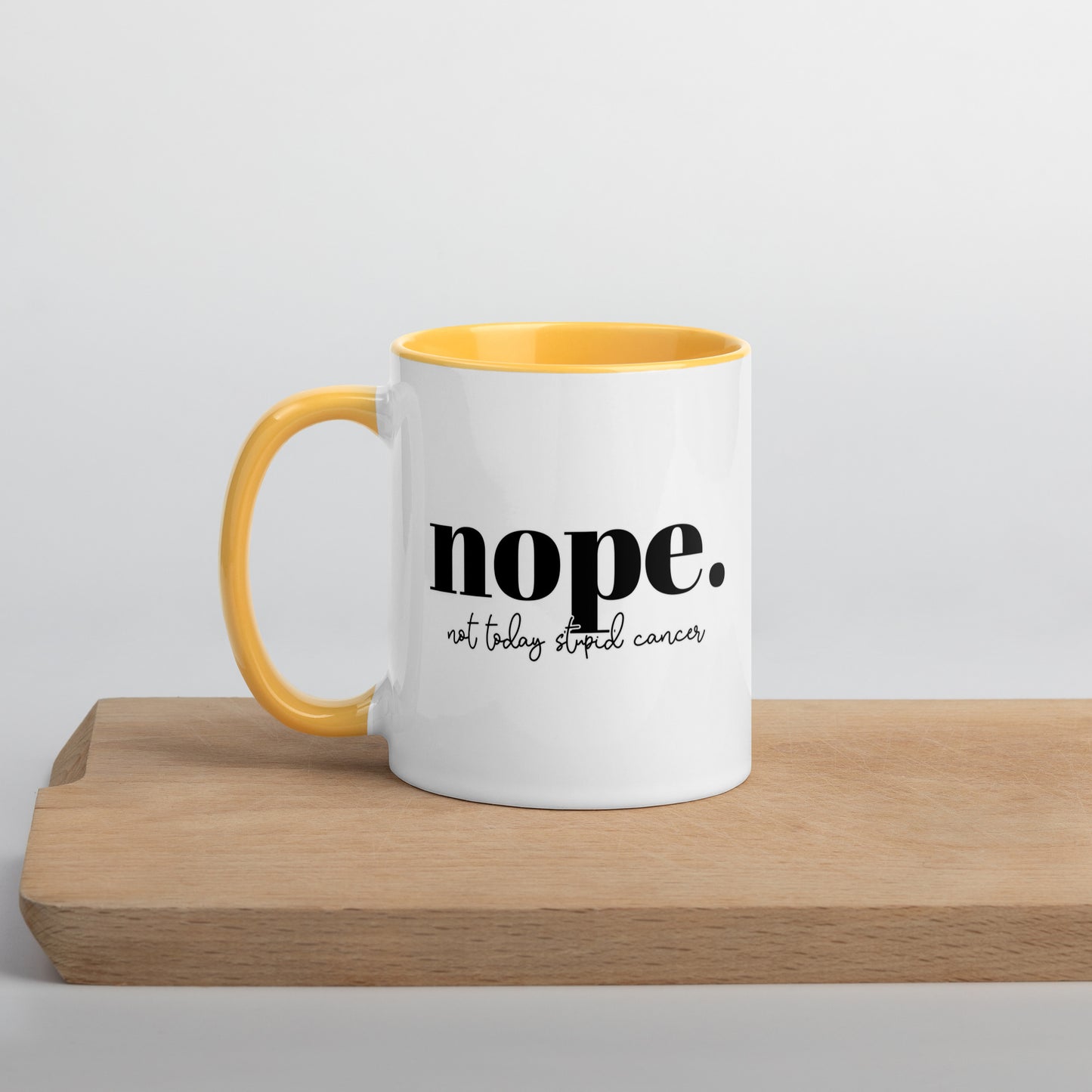 Not Today Cancer Colored Mug
