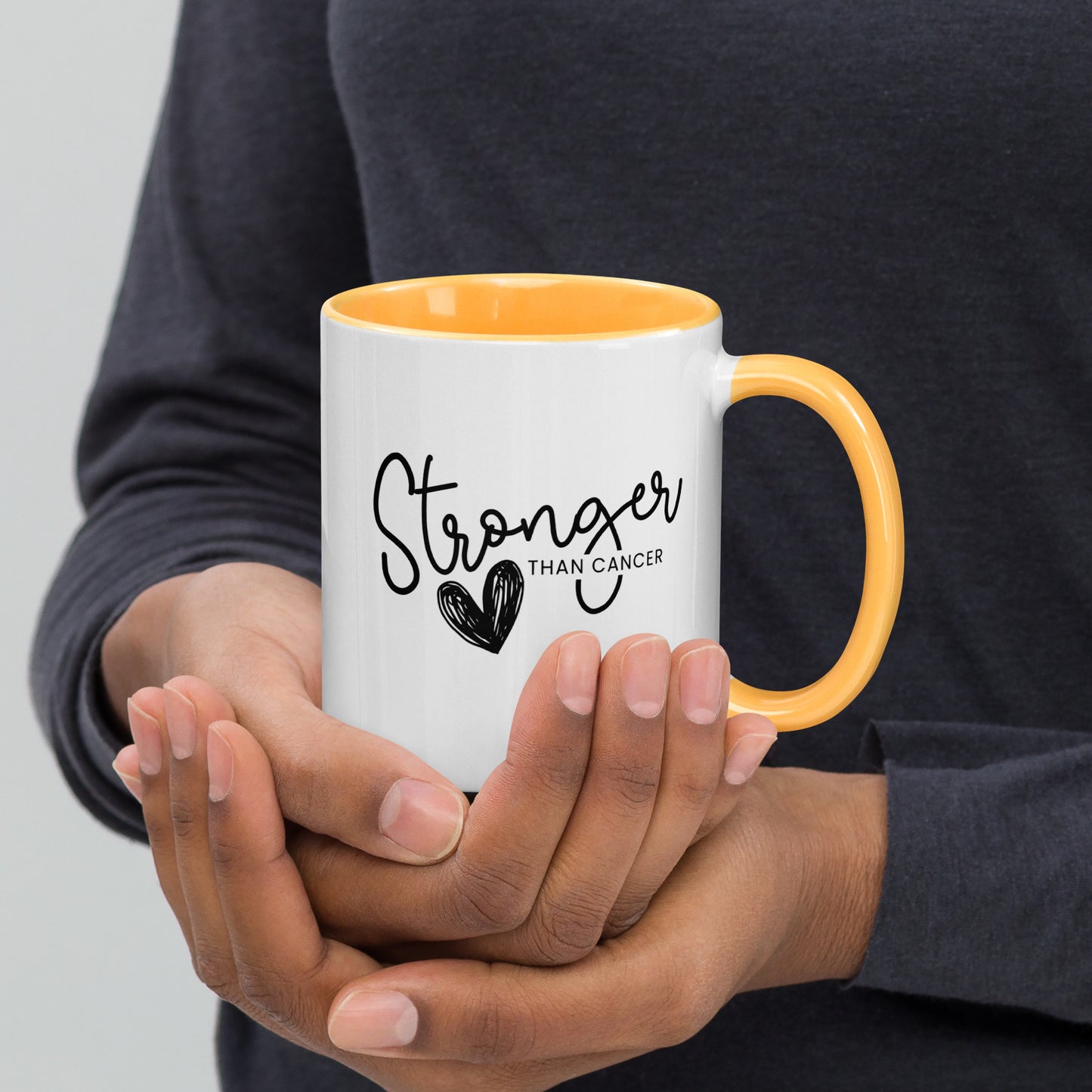 Stonger Than Cancer© Colored Mug
