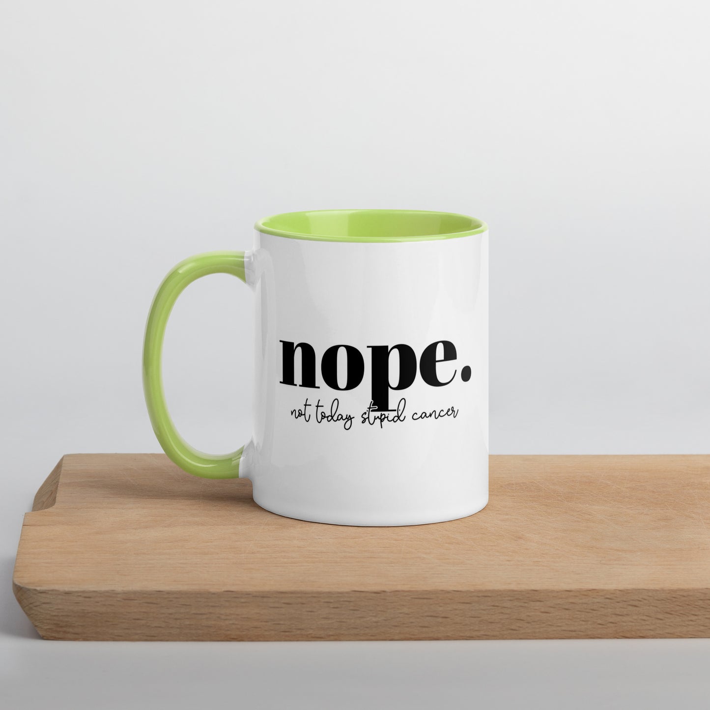 Not Today Cancer Colored Mug