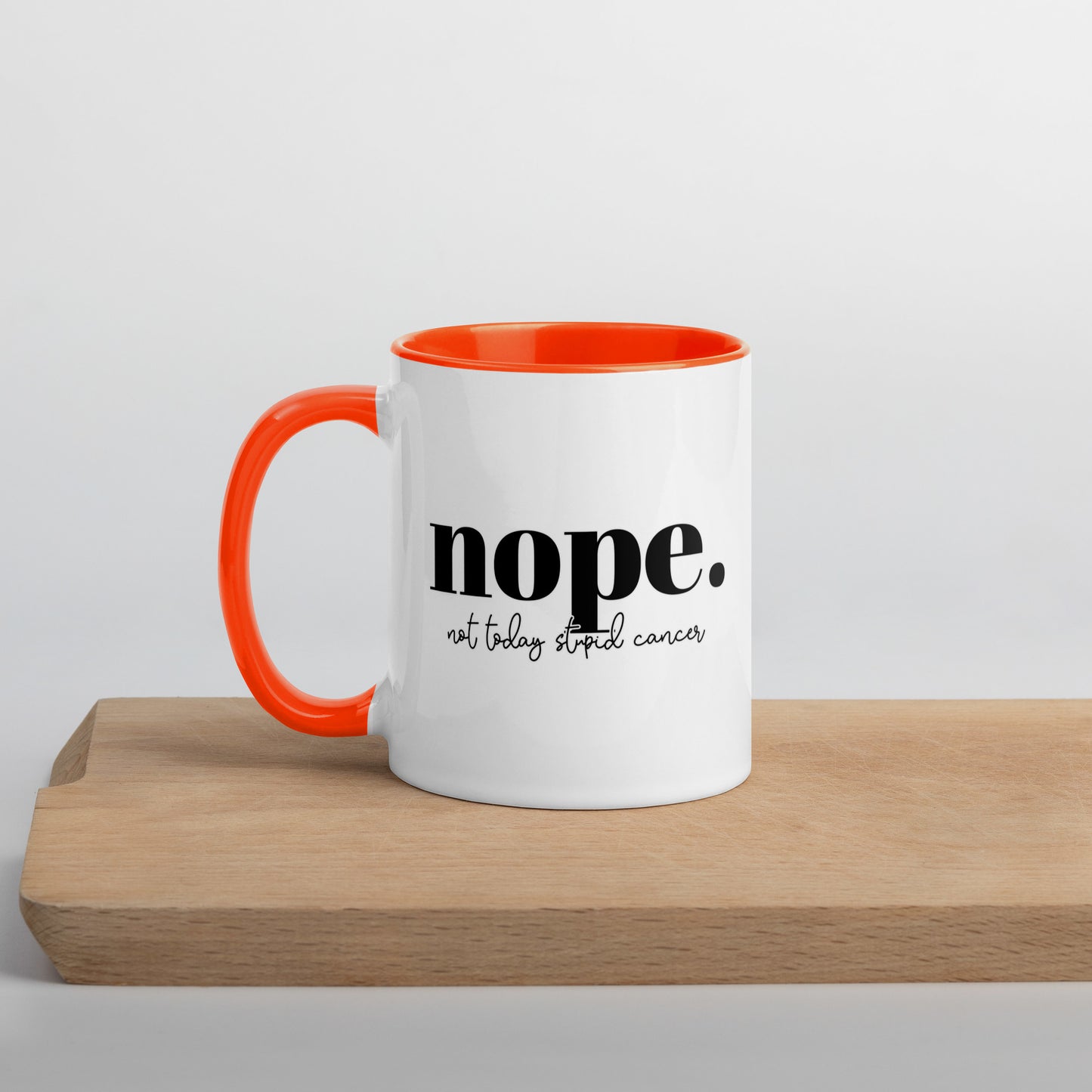 Not Today Cancer Colored Mug