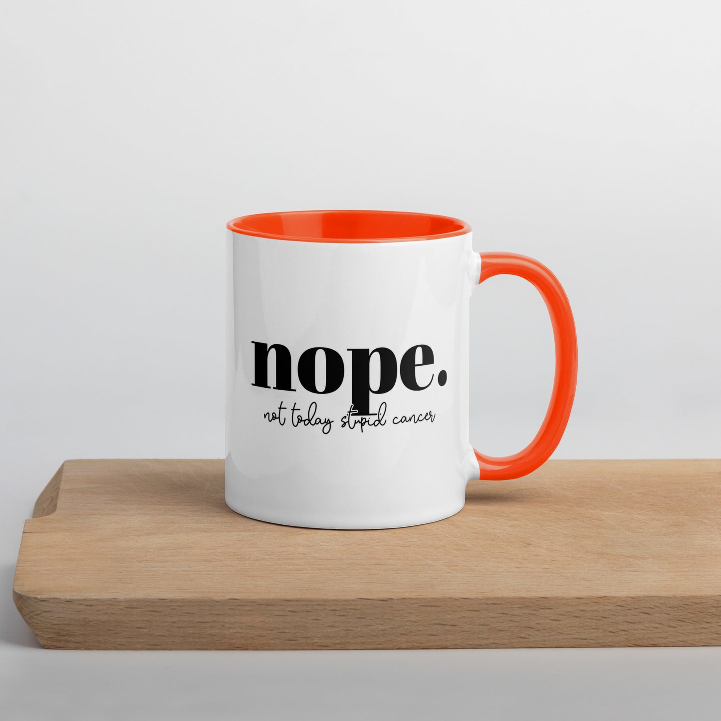 Not Today Cancer Colored Mug