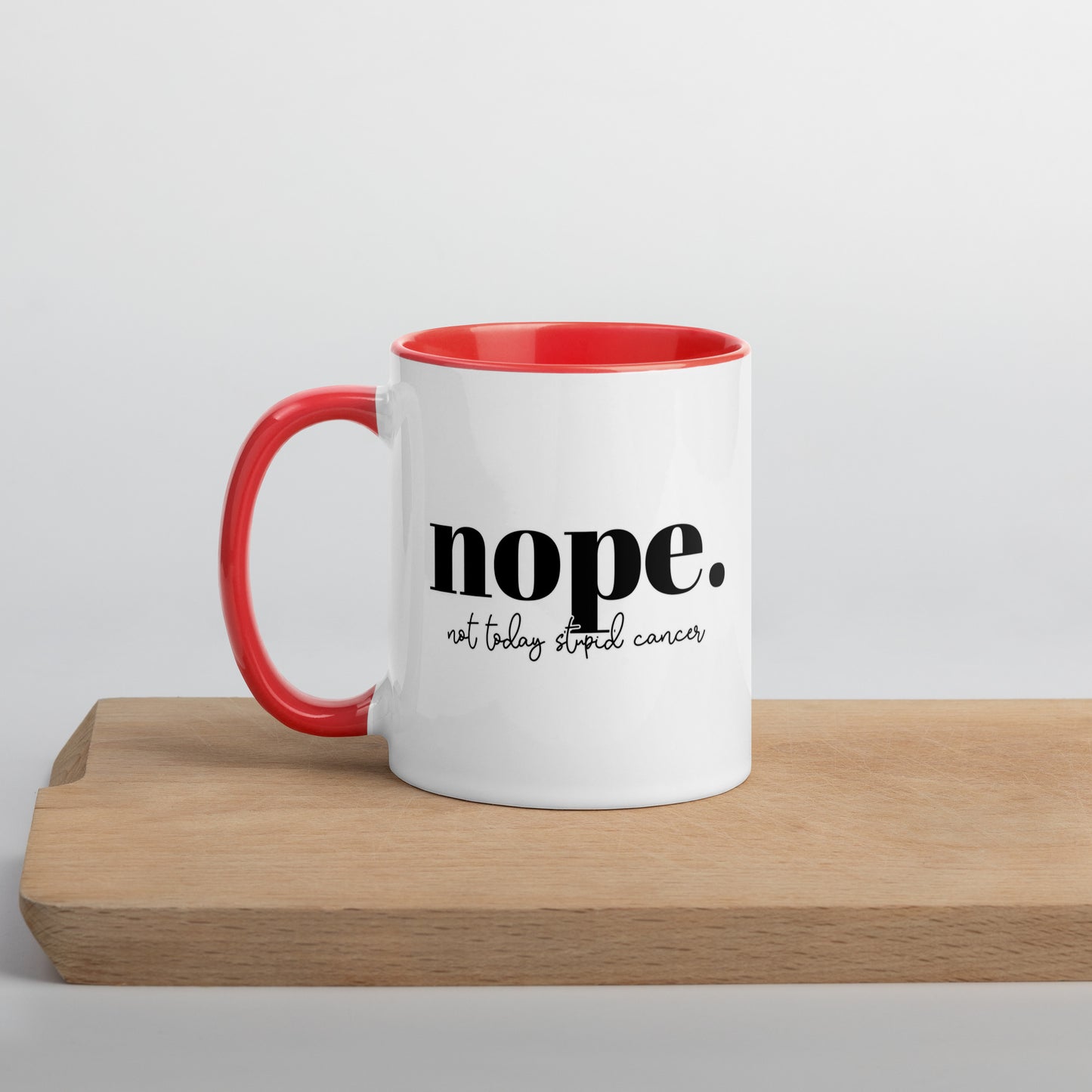 Not Today Cancer Colored Mug