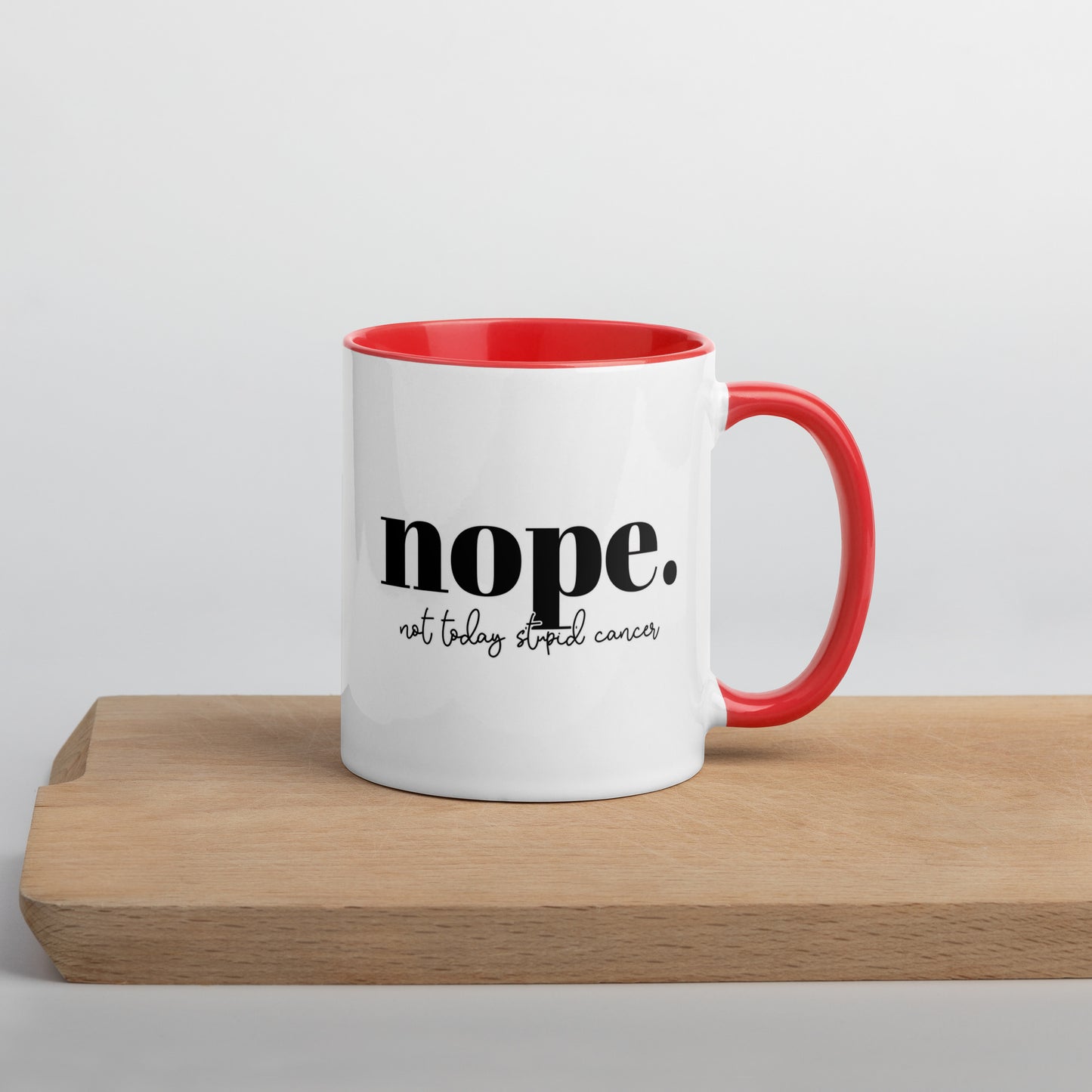 Not Today Cancer Colored Mug