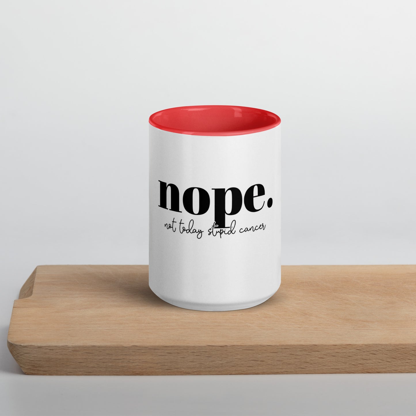 Not Today Cancer Colored Mug
