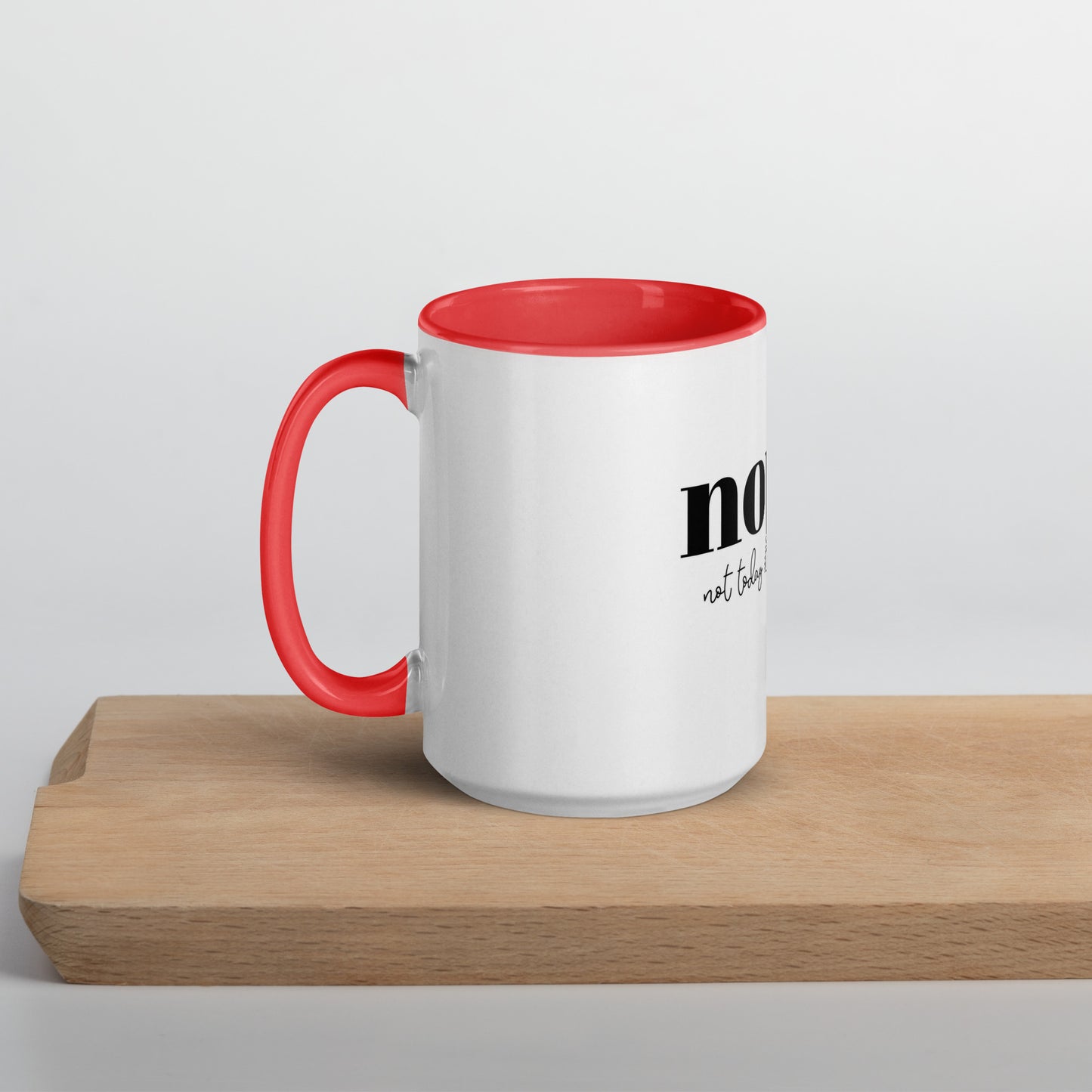 Not Today Cancer Colored Mug