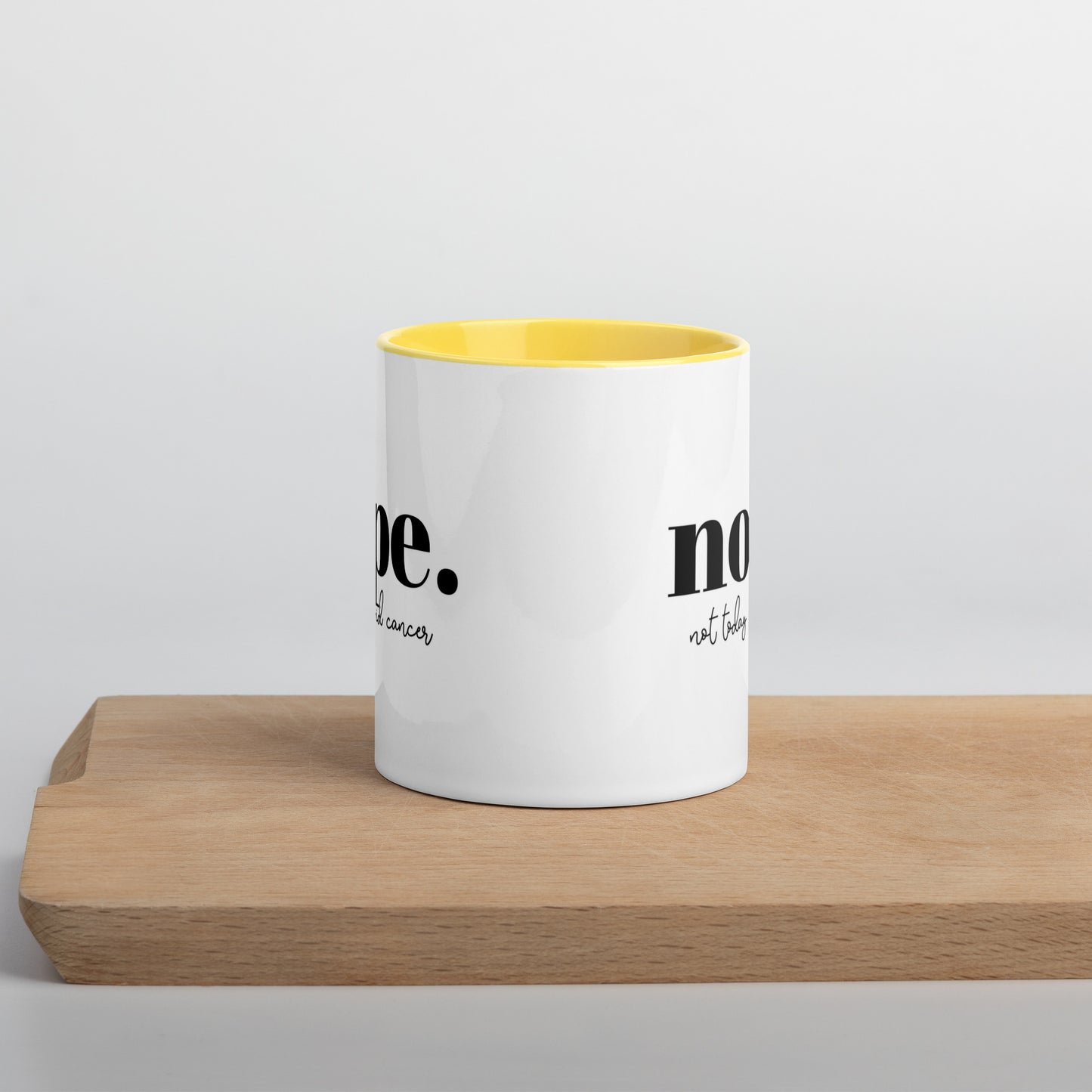 Not Today Cancer Colored Mug