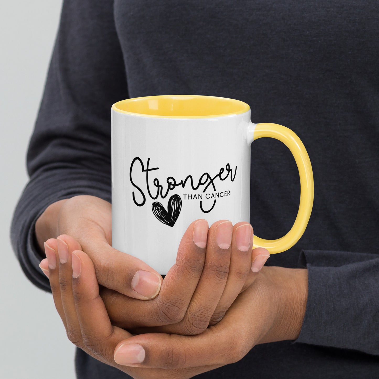 Stonger Than Cancer© Colored Mug