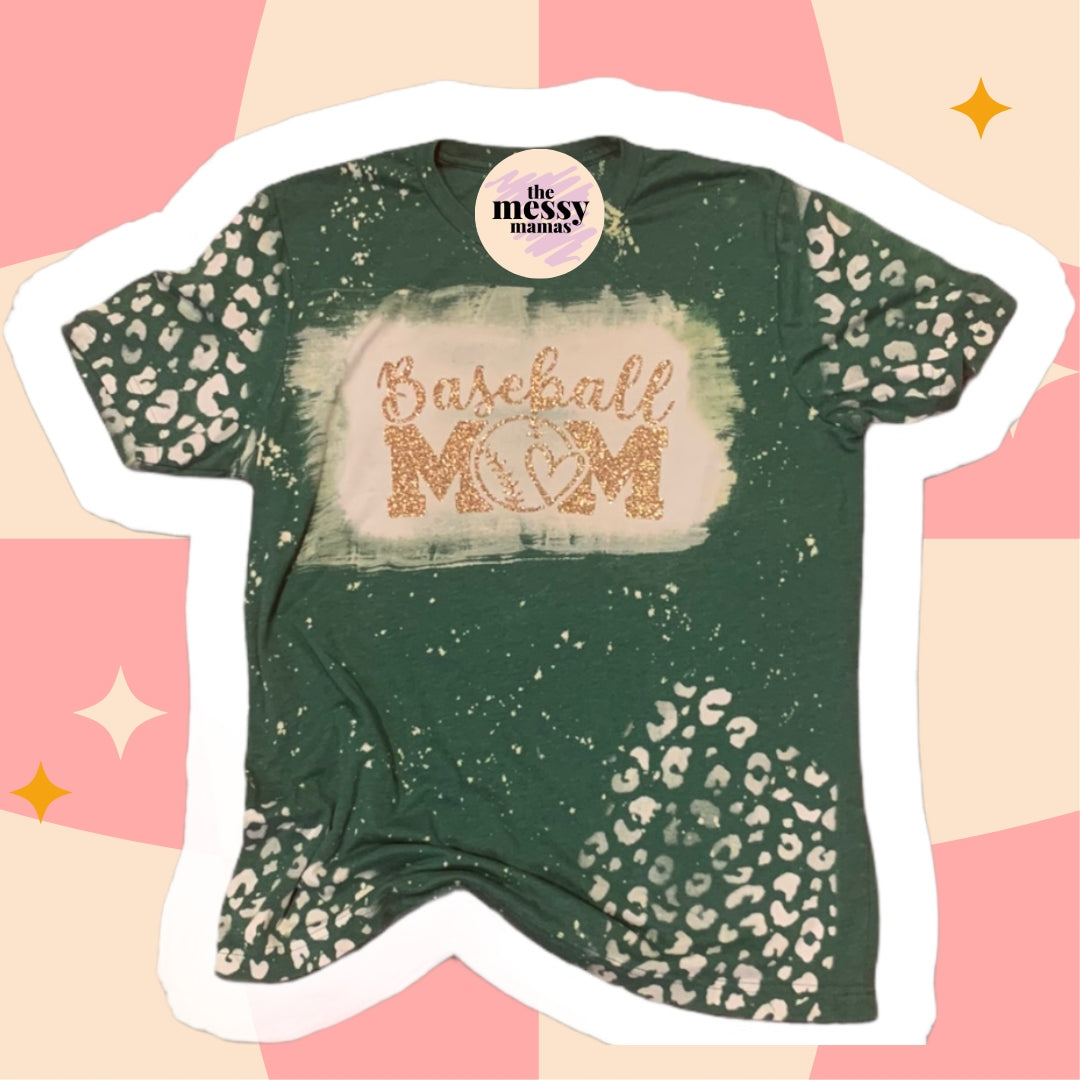 The Sports Fan Bleached Leopard Spirit Tee