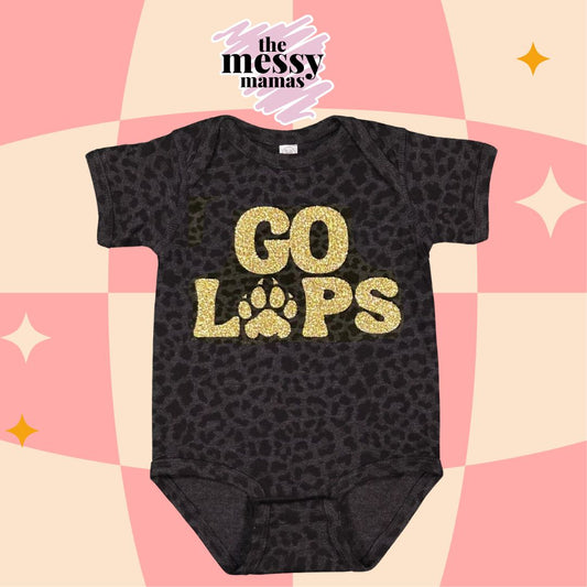 GO LEPS Baby Leopard Onesie