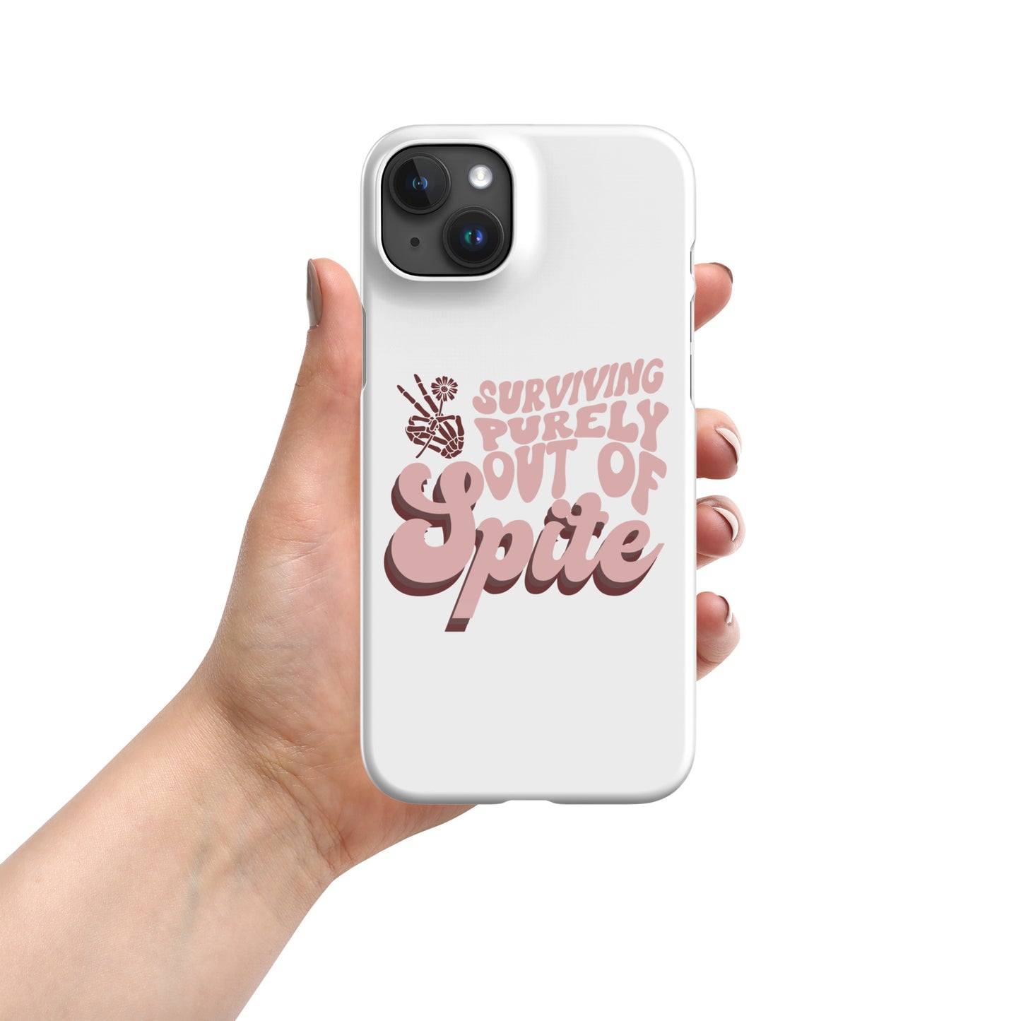 Surviving Purely Out Of Spite Snap iPhone® Case
