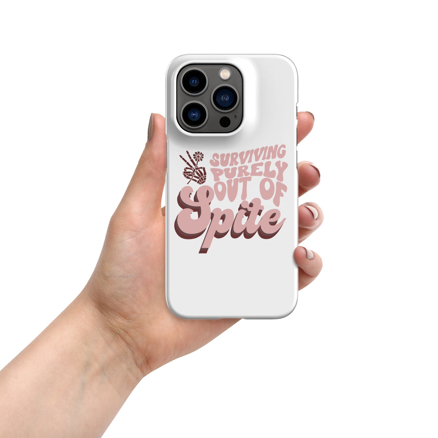 Surviving Purely Out Of Spite Snap iPhone® Case