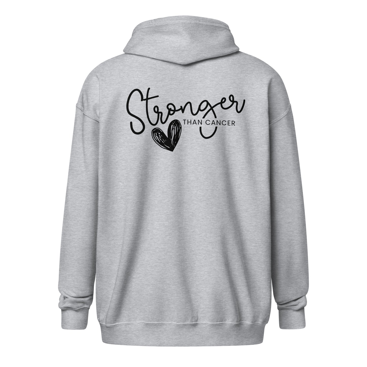 Stronger Than Cancer© Zip Up Hoodie