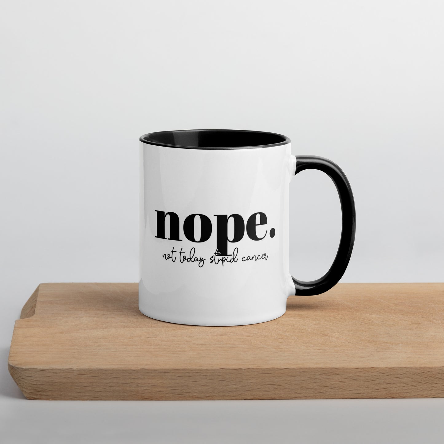 Not Today Cancer Colored Mug